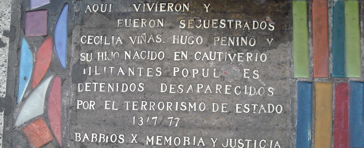 Baldosas - Espacio para la Memoria - Buenos Aires