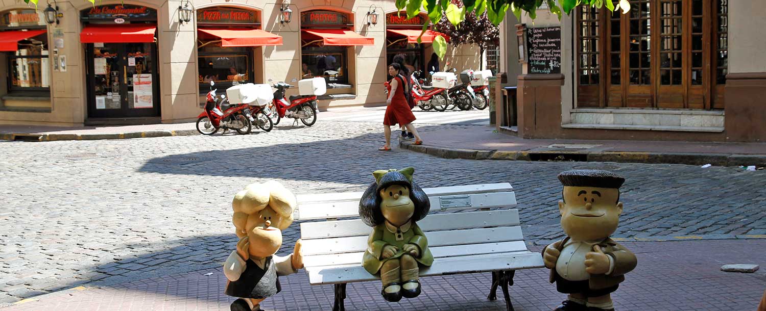 Paseo de la Historieta - Mafalda y sus amigos - San Telmo